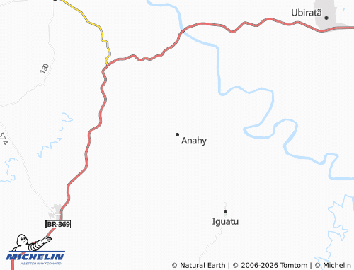 MICHELIN-Landkarte Anahy - ViaMichelin