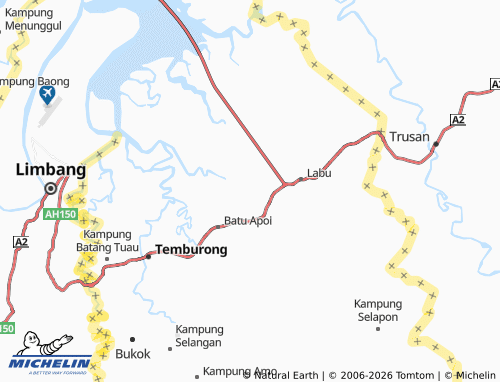 Mappa MICHELIN Kampung Perdayan - ViaMichelin