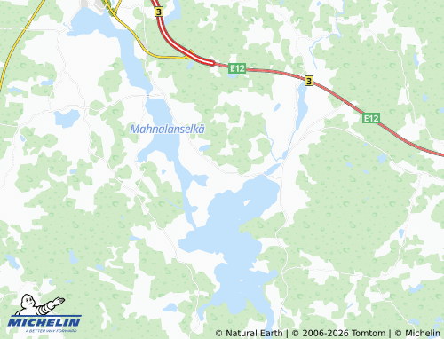 MICHELIN-Landkarte Mahnala - ViaMichelin