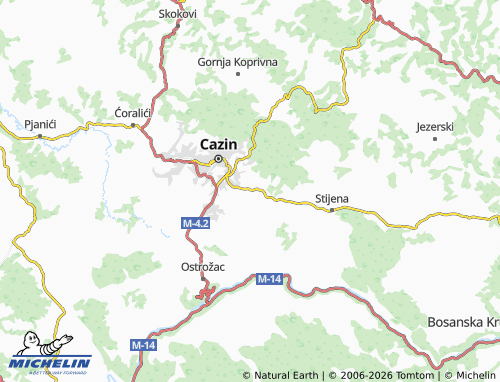MICHELIN polje map - ViaMichelin