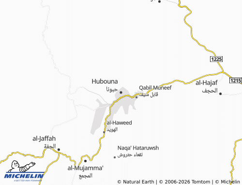 MICHELIN-Landkarte Hubouna - ViaMichelin