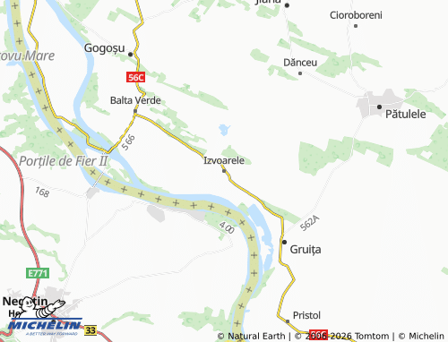 Mappa MICHELIN Izvoarele - ViaMichelin