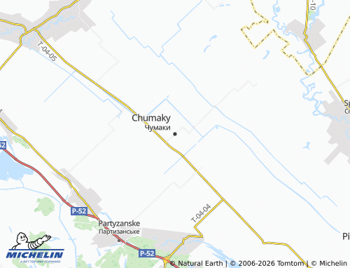 Mappa MICHELIN Chumaky - ViaMichelin