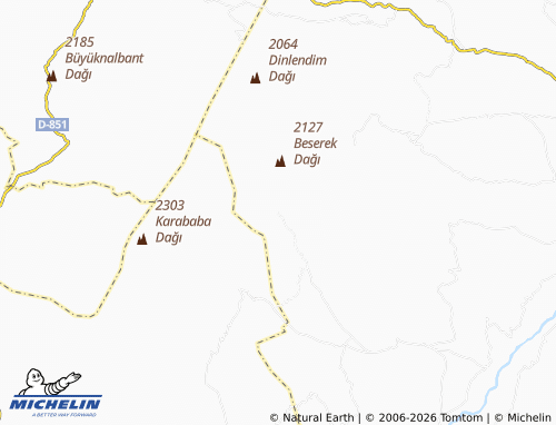 Mappa MICHELIN Mescit - ViaMichelin