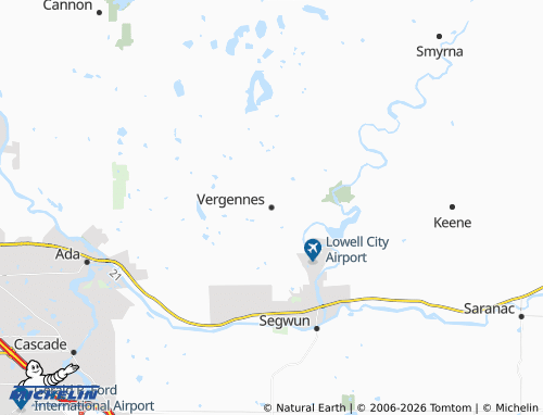 Mapa MICHELIN Vergennes - ViaMichelin