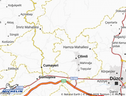 Mappa MICHELIN Karaçörtlen - ViaMichelin