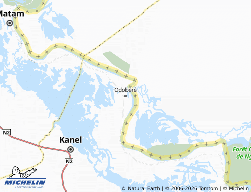 Mapa MICHELIN Odobéré - ViaMichelin