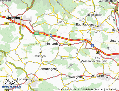 Mapa MICHELIN Kirchardt - ViaMichelin