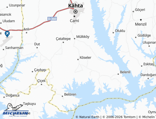 MICHELIN Köseler map - ViaMichelin