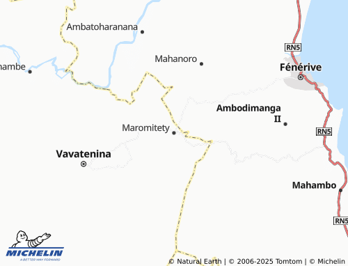 MICHELIN Maromitety map - ViaMichelin