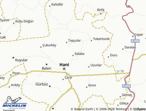 MICHELIN Kalaba map - ViaMichelin