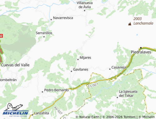 Mappa MICHELIN Mijares - ViaMichelin