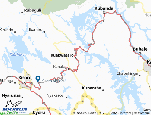 MICHELIN Ruakwataro map - ViaMichelin