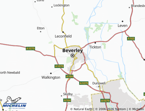 MICHELIN Beverley map - ViaMichelin