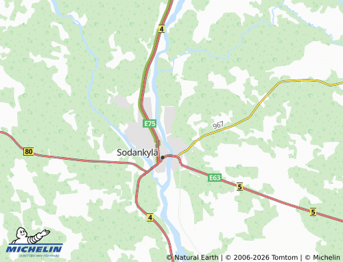 MICHELIN Kaanaanmaa map - ViaMichelin