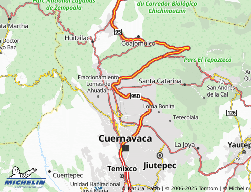 MICHELIN Tecomulco map - ViaMichelin