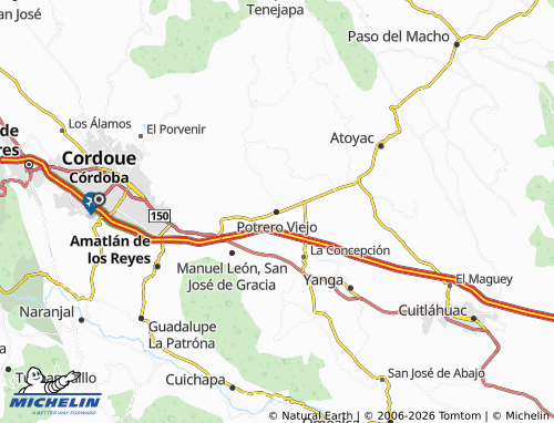Mapa MICHELIN Potrero Viejo - ViaMichelin