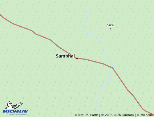 MICHELIN Sambhal map - ViaMichelin