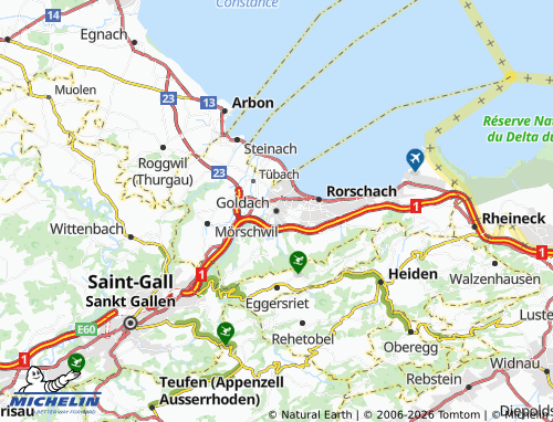 Mappa MICHELIN Goldach - ViaMichelin