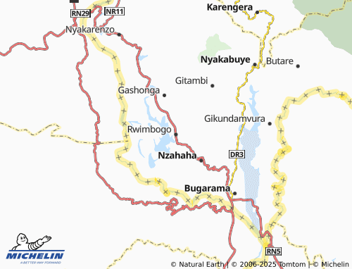 MICHELIN Rwimbogo map - ViaMichelin