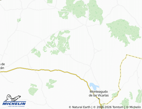 MICHELIN Cañamaque map - ViaMichelin