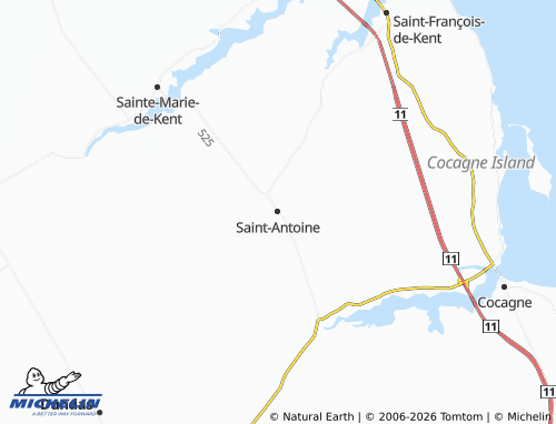 MICHELIN Saint-Antoine map - ViaMichelin