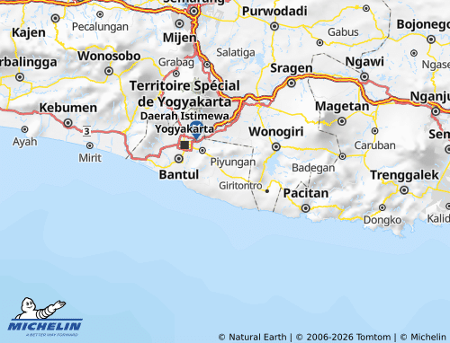 Mapa MICHELIN Gunungkidul - ViaMichelin