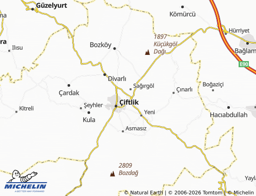 Mappa MICHELIN Küllüce - ViaMichelin
