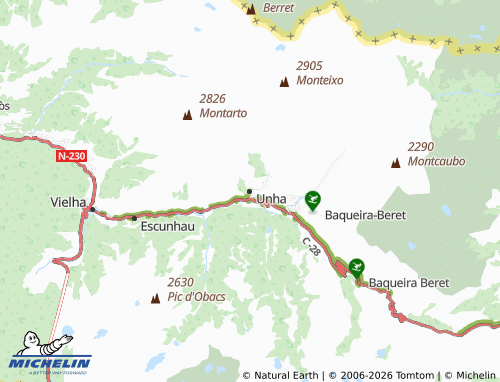 Mappa MICHELIN Unha - ViaMichelin