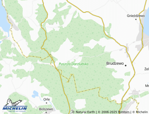 MICHELIN Leśniewo map - ViaMichelin