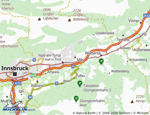 Mapa MICHELIN Mils - ViaMichelin