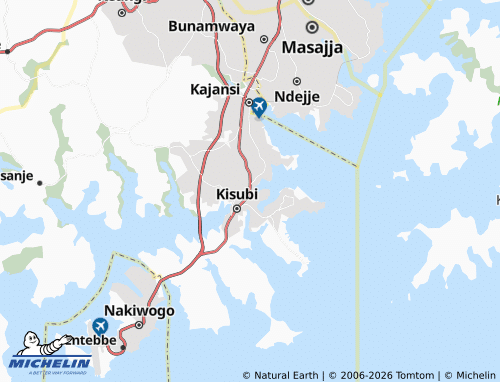 MICHELIN Namulanda map - ViaMichelin
