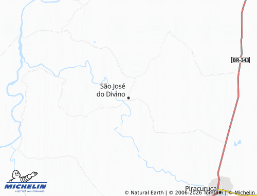 Mapa MICHELIN São José do Divino - ViaMichelin