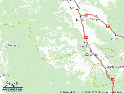 Carte MICHELIN Câmp-Moți - ViaMichelin