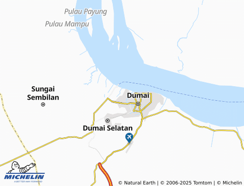 MICHELIN Pangkalan Sesai map - ViaMichelin