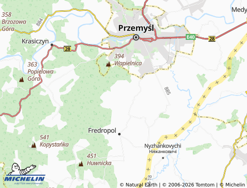MICHELIN Grochowce map - ViaMichelin