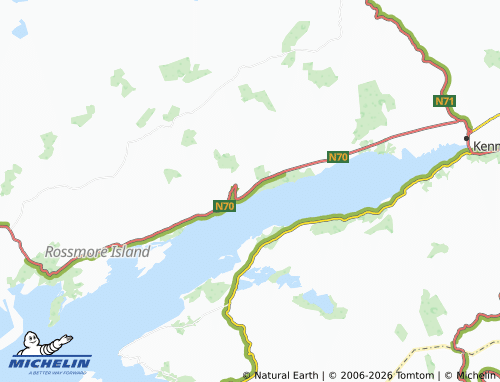 Mapa MICHELIN Blackwater Bridge - ViaMichelin