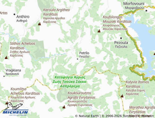 MICHELIN Petrilo map - ViaMichelin