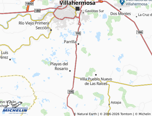 Mapa MICHELIN Parrilla II - ViaMichelin