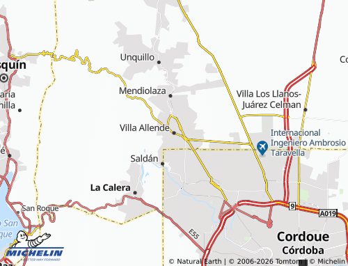 MICHELIN Villa Allende map - ViaMichelin