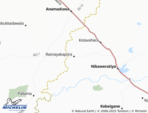 Carte MICHELIN Rasnayakapura - ViaMichelin