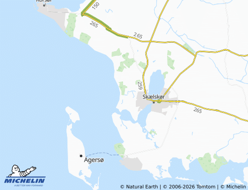 Mappa MICHELIN Kobæk Strand - ViaMichelin