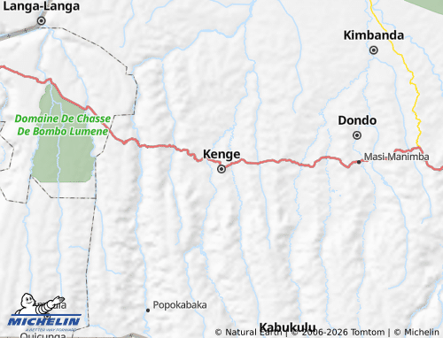 Mapa MICHELIN Kenge - ViaMichelin