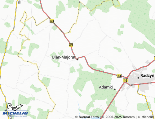 MICHELIN Ulan-Majorat map - ViaMichelin