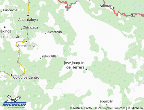 Mappa MICHELIN Tierra Blanca - ViaMichelin