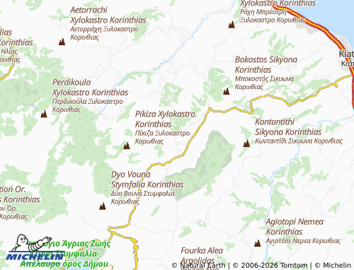 MICHELIN Klimenti map - ViaMichelin