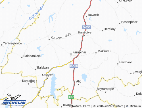 Mappa MICHELIN Karapınar - ViaMichelin