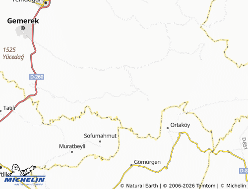 MICHELIN Çiçekoğlu map - ViaMichelin