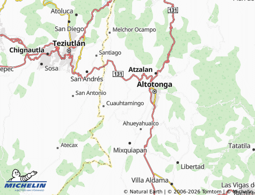 Mapa MICHELIN Miguel Hidalgo - ViaMichelin