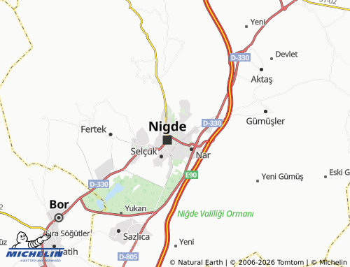 MICHELIN Şah Süleyman map - ViaMichelin